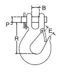 Overhead Lifting Clevis Slip Hook schematic